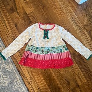 Matilda Jane size 6 Christmas top